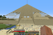 ワイ久しぶりにマインクラフトにログインするも過去に作った建築の規模にドン引き