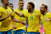 混乱の中開幕のコパ・アメリカ、王者ブラジルが3発快勝で白星発進！ネイマールが全得点に絡む躍動