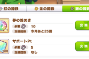 【朗報】蹄鉄交換で「夢の煌めき」や「優勝レイ」の大量交換きたあああ！！！