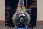 バロー造船所で建造していたアスチュート級原子力潜水艦「HMS アガメムノン」が進水！