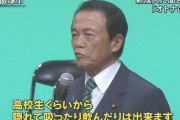 【生まれは良いのに育ちが悪い】麻生太郎が20歳と未成年の違いを語る