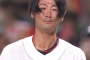 ソフトバンク明石、現役最終打席でヒット＆号泣…