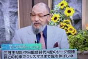 画像　落合博満、仙人みたいになる