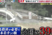日本各地に「壊れた橋」や「凸凹の道路」が急増！ [5/1]