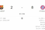 バルセロナ-バイエルン　2-8←これの正直な感想