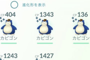 【ポケモンGO】帽子カビゴン嫉妬勢の存在