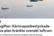 【速報】ロシア、スウェーデンに核兵器を搭載した戦闘機2機を飛行させていた　NATO加盟なら軍事行動
