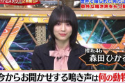 動物園大好き櫻坂46森田ひかる、動物の鳴き声に詳しい【世界の何だコレ！？ミステリー】