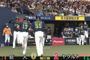 首位ヤクルト、4番村上四球→5番オスナのホームランで2点先制！