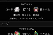今日の広島vsヤクルト、ロッテvs日ハム戦www