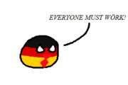 【ドイツ】働くんだよ【ポーランドボール】