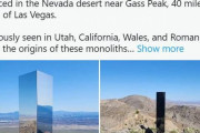 【未知】謎の柱「モノリス」が再び出没！今度はラスベガスで警察も困惑