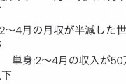 政府「5000万世帯中1300万世帯は月収8万以下です」　ワイ「ええ・・・」