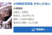 小嶋陽菜写真集『かもしれない』2週目売上15,720部