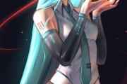 【画像】外人「初音ミク描いたら白人化すんなって言われたからアジア版描いたったわｗ」