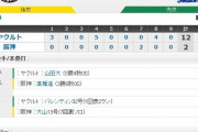セ･リーグ T2-12S[9/12]　阪神“投壊”で大敗…１４日にもＶ完全消滅。高橋遥が自己ワースト８失点ＫＯ。