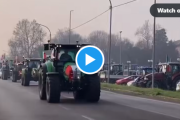 【緊急事態】イタリア農民、燃料税抗議でローマへトラクター隊を進行中！ｗｗｗ