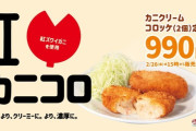【悲報】松のやさん、「カニクリームコロッケ(2個)定食」を990円で販売wwwwwwwwwwwwwww