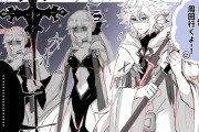 【FGO】キャストリア＆モルガン＆マーリンの周回パーティイラスト！！　マーリンがストレスで死にそうです！