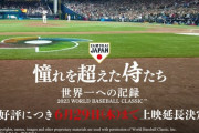 WBC侍ジャパンの映画、売れすぎて上映期間の延長と追加上映が決定！