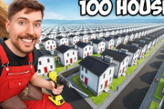 【聖人】世界一のYouTuber・ミスタービースト、貧しい人に100軒の家をプレゼントする