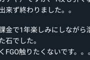 【悲報】FGOさん、無課金ユーザーが1年間貯めた石をすべて飲み込み引退者を出してしまう