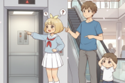 【あるある】エレベーターとエスカレーターが区別できない妻、夫は肘と膝の違いがわからないwww