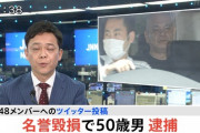 【画像】　NGT48メンバーへの誹謗中傷で逮捕された50歳男性の姿がこちらｗｗｗｗｗｗｗｗｗｗｗｗ