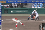 【画像】甲子園の球審さん、もうめちゃくちゃ