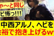 中西アルノ、ヘビを余裕で抱き上げるww【乃木坂46】
