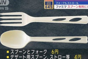 【悲報】ファミリーマート、ついにスプーンやストローなどを有料化へ…　価格は4円から6円に