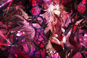 【FGO】riokaさんの赤いメリュジーヌイラスト！！　青もいいけど赤もいいね！