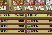 【パズドラ】今見るとラードラパの並び本当いいな