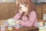 【悲報】朝の奥様、ベビーダノン食べたら眠くなって家事ができなくなるwww