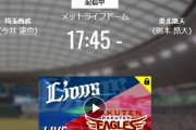 【試合実況】西武スタメン 先発:今井（2021.4.7）