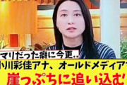【緊急】小川彩佳アナ、オールドメディアを崖っぷちに追い込む