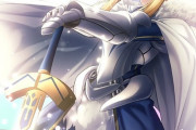 【FGO】しょ～りさんのエクスカリバーを持った獅子王イラスト！！　神々しすぎるな