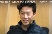 トヨタイムズ ネイサン・チェン「氷上は安心していられる場所で自分らしくいられる所 TOYOTAはより自分らしく力を発揮できる様に支えてくれる」
