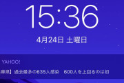 兵庫県、新たに635人新型コロナウイルスに感染確認　過去最多を更新（２０２１年４月２４日）