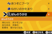 ポケモンの「ばんのうがさ」というアイテムを知ってるかい？