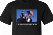 銃撃の5時間後、1枚5000円で販売された「拳を振り上げトランプTシャツ」に賛否両論！