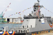 韓国海軍 新フリゲート「チュンチョン」進水