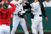 甲子園で一触即発　阪神・藤川監督が激高　広島ベンチに「来い！」とファイティングポーズ、コーチらに止められる　坂本への頭部死球を巡り