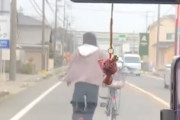 【動画】愛知で進路妨害をして渋滞を作るチャリ歩行者が撮影される。