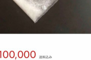 【画像】メルカリに10万円の塩が出品される