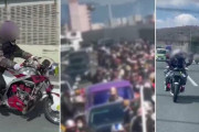 奈良でバイク集団が高速道路を占拠、パトカーが出動する事態に