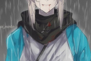 【FGO】雨に打たれる沖田さんイラスト！！　儚い微笑みがいいですね....