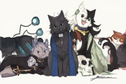 【FGO】異星の使徒達の猫化ver.イラスト！！　この獣たち可愛いぞ！