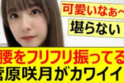 腰をフリフリ振ってる菅原咲月がカワイイ!!【乃木坂46・井上和】