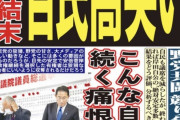 日刊ゲンダイ「あ"あ"ああああ！！ちくしょー！！！あ"あ"ああ（ﾊﾞﾝﾊﾞﾝ）」